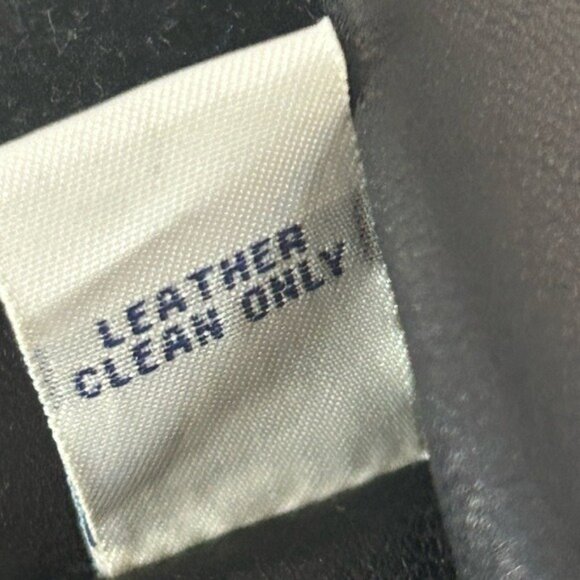 Lord & Taylor Black Leather Jacket Sz 12 Women’s Buttery Soft Classic - Picture 12 of 16